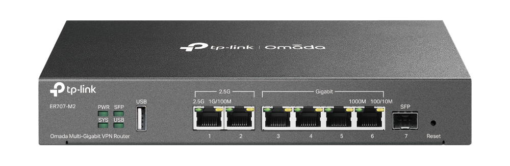 Рутер TP-LINK Router ER707-M2 / ER707-M2 - Black - PN ER707-M2