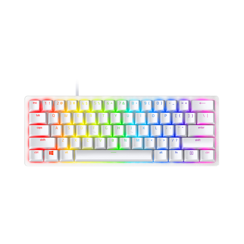 Гейминг клавиатура Razer Keyboard Huntsman Mini / RZ03-03390400-R3M1 - White - PN RZ03-03390400-R3M1