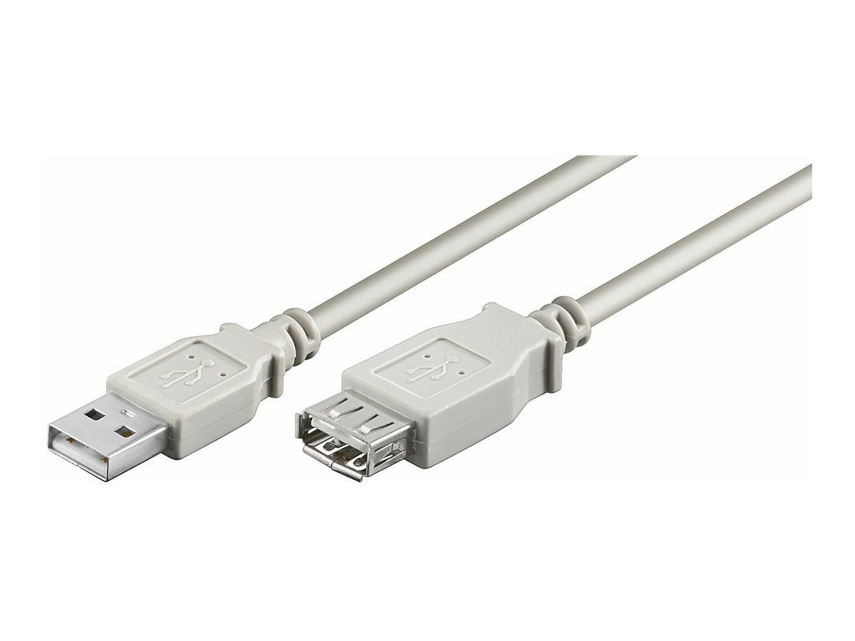 КАБЕЛ MICROCONNECT USB 2.0 Extension - USB-A към USB-A - 1,8 m - PN USBAAF2