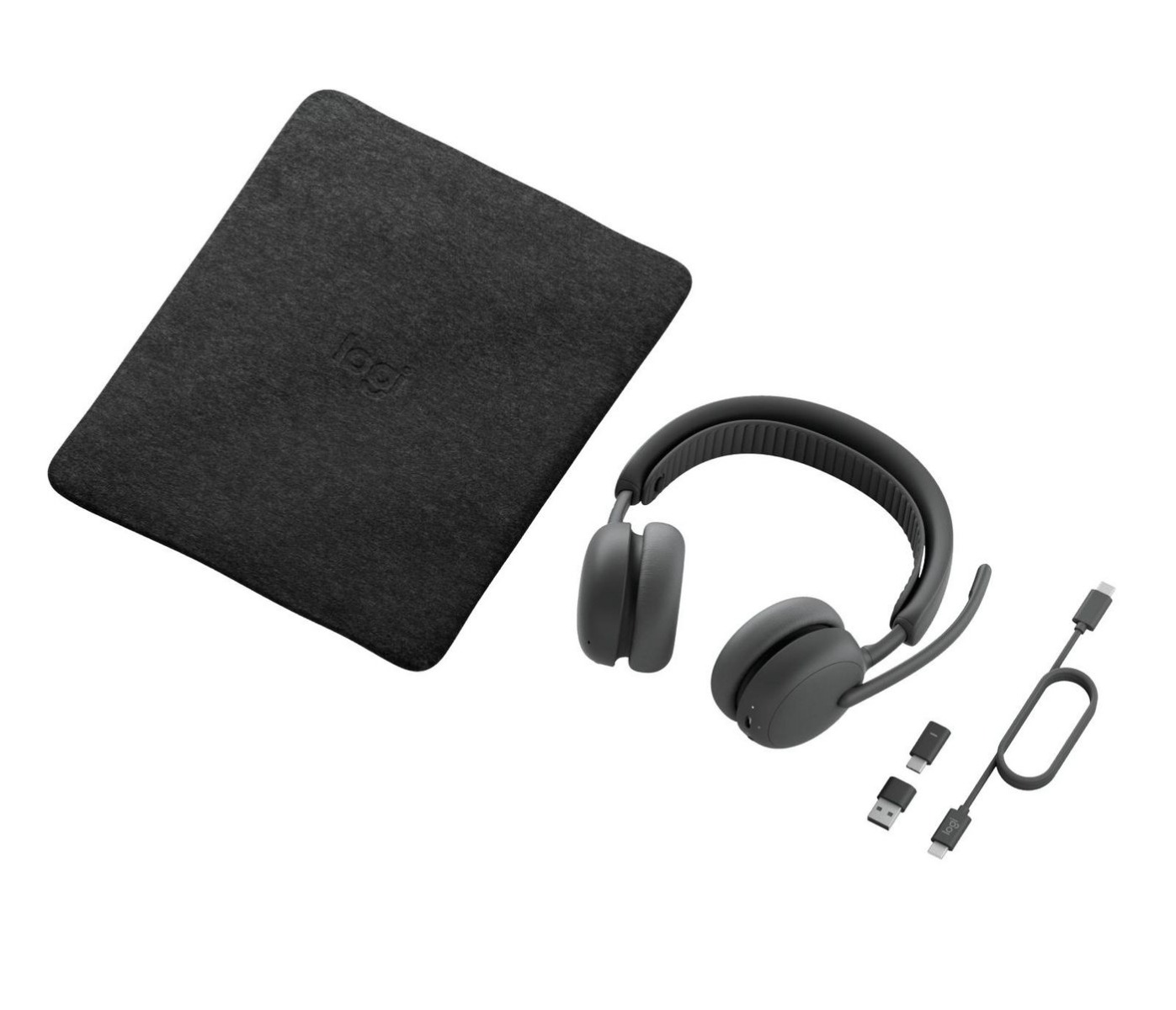 Слушалки Logitech Headset Zone Wireless 2 ES Graphite - PN 981-001498