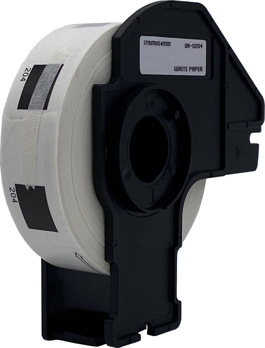 ЛЕНТА ЗА ЕТИКЕТНИ ПРИНТЕРИ BROTHER ТИП QL - MULTI PURPOSE LABEL - 17 mm x 54 mm x 400 - DK11204 (DK-11204) - PN LB-11204 - NEOMAX