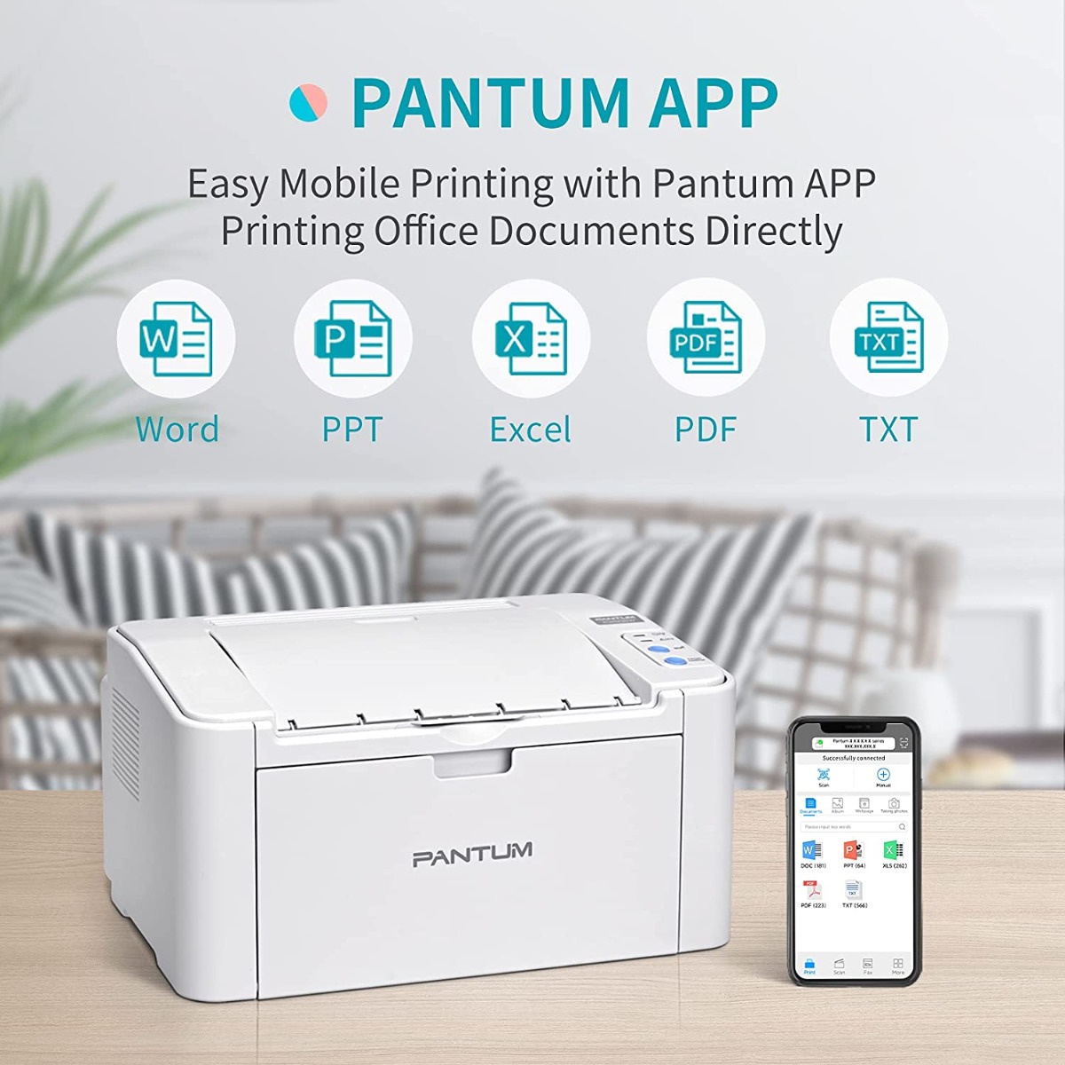ЛАЗЕРЕН ПРИНТЕР PANTUM P2509W - PN P2509W
