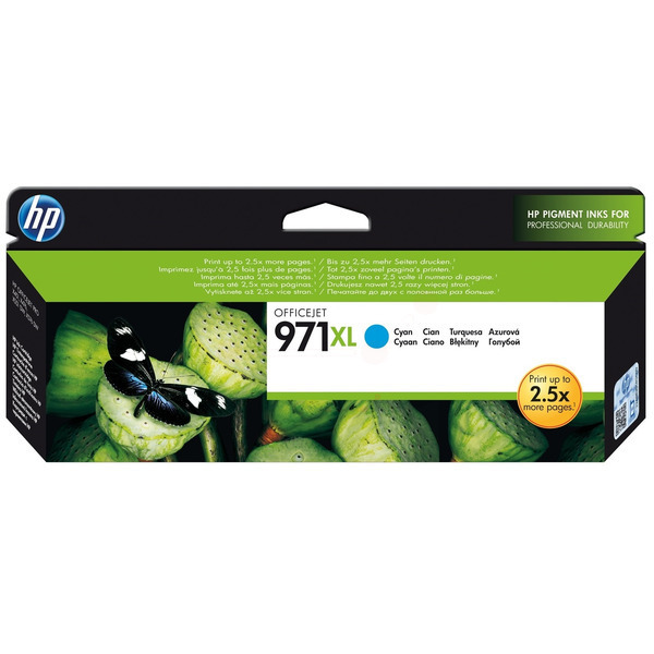 ГЛАВА ЗА HEWLETT PACKARD Officejet Pro X451/X476/X551/X576 - HIGH CAPACITY - Cyan - /971XL/ - PN CN626AE