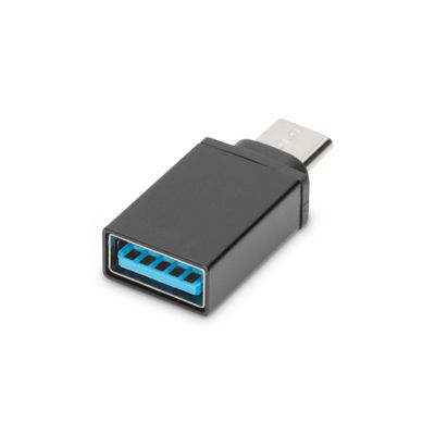 АДАПТЕР DIGITUS - USB-A към USB-C - Black - PN AK-300506-000-S