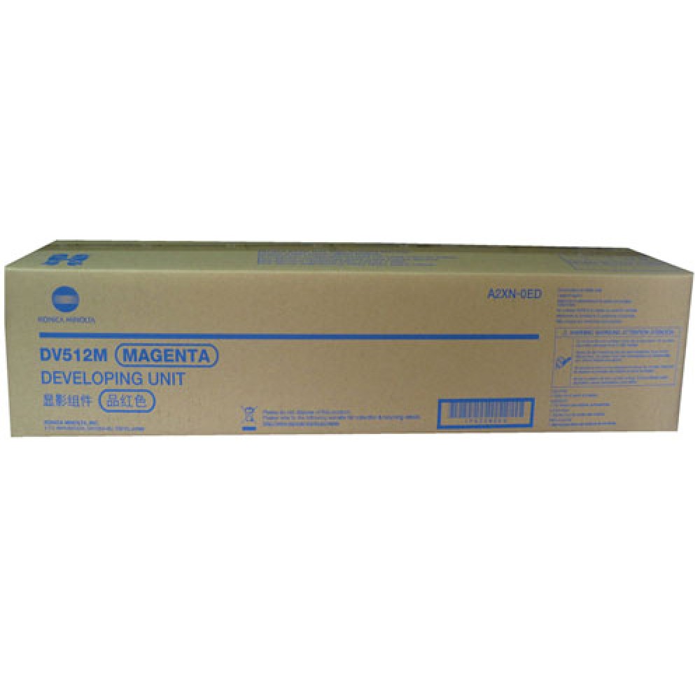 ДЕВЕЛОПЕРНА КАСЕТА ЗА KONICA MINOLTA BIZHUB C224/C284/C364/C454/C55/C554 - Magenta - DEVELOPER UNIT - DV-512M (DV512M) - PN A2XN0ED
