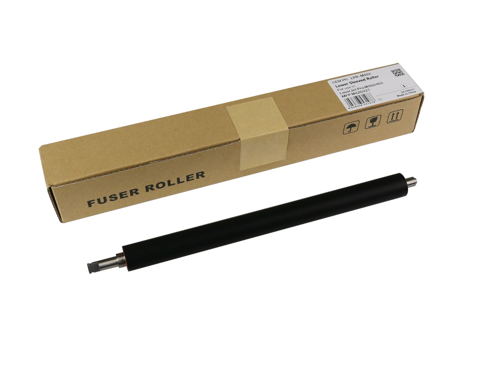 ДОЛНА РОЛКА (LOWER SLEEVED ROLLER) ЗА HP Laserjet PRO M402/M403/MFP M426/M429/M304 - CF226/CF259 - LPR-M402 (LPRM402) - PN CET3107
