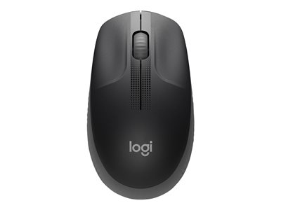 МИШКА LOGITECH M190 - RF Wireless, Alkaline - Wireless / Безжична - Mid Grey - PN 910-005906