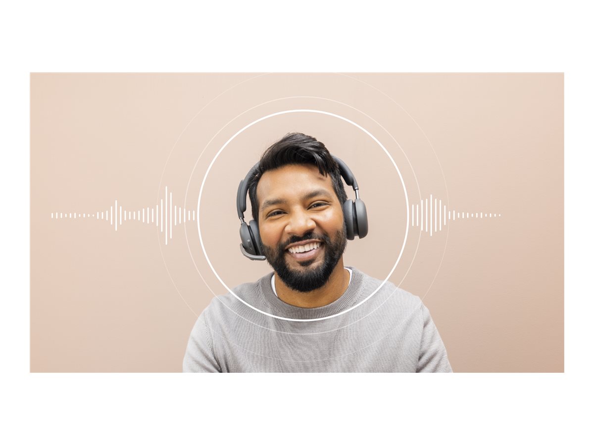 Слушалки Logitech Headset Zone Wireless 2 MS Graphite - PN 981-001436