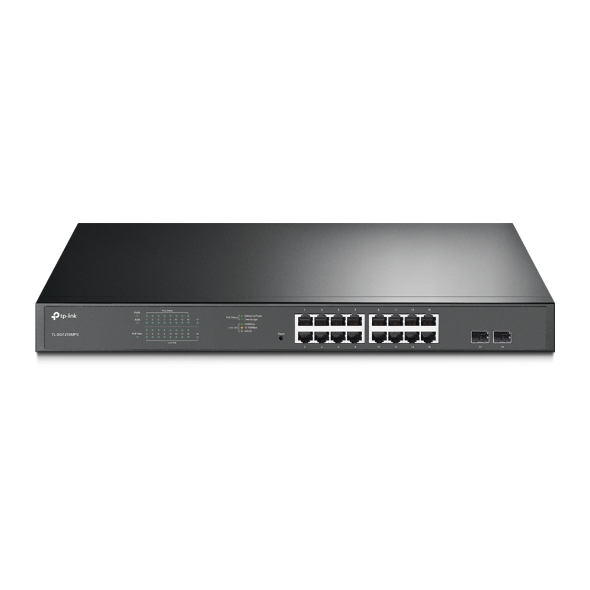 Суич TP-LINK Switch TL-SG1218MPE / TL-SG1218MPE - Black - PN TL-SG1218MPE