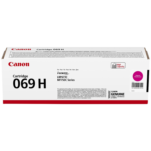 КАСЕТА ЗА CANON i-SENSYS LBP673 series/i-SENSYS MF752/MF754 Series - HIGH CAPACITY - Magenta - CRG-069HM (CRG069HM) - PN 5096C002AA