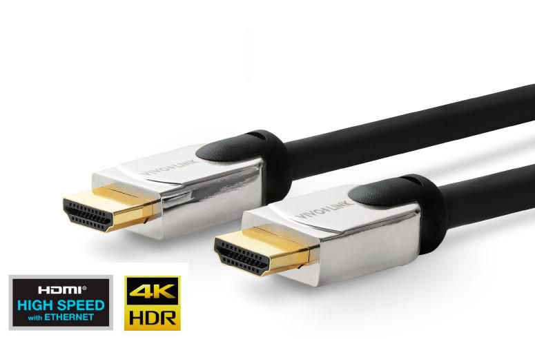 КАБЕЛ VIVOLINK PRO HDMI Metal Head - HDMI Type-A към HDMI Type-D - 1,0 m - Black - PN PROHDMIHDM1