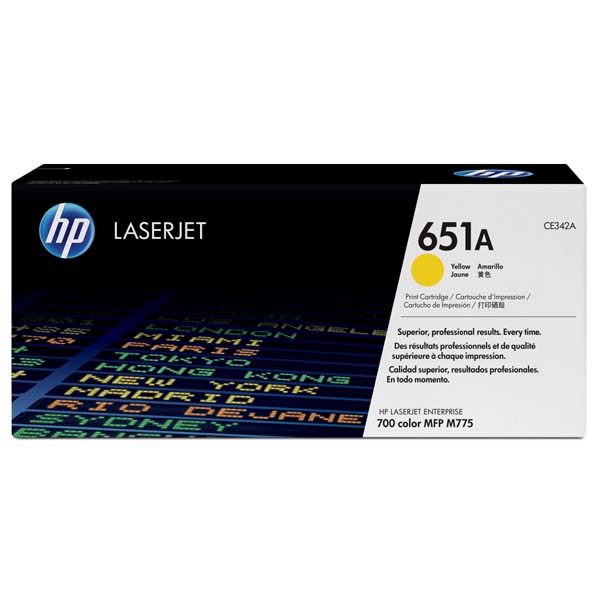 КАСЕТА ЗА HP LaserJet Enterpise 700 Color MFP M775 Series - Yellow - /651A/ - PN CE342A