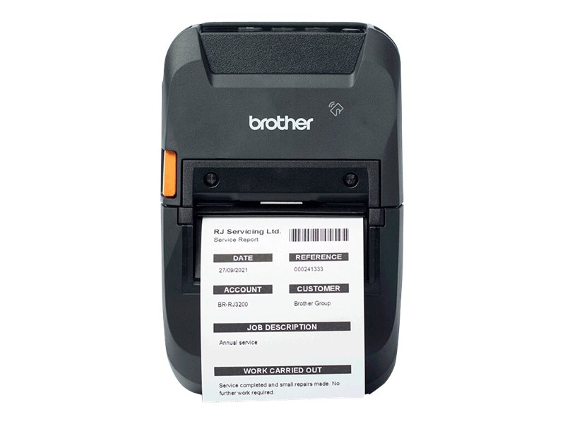 МОБИЛЕН ПРИНТЕР BROTHER RJ-3250WBL (RJ3250WBL) - PN RJ3250WBLZ1