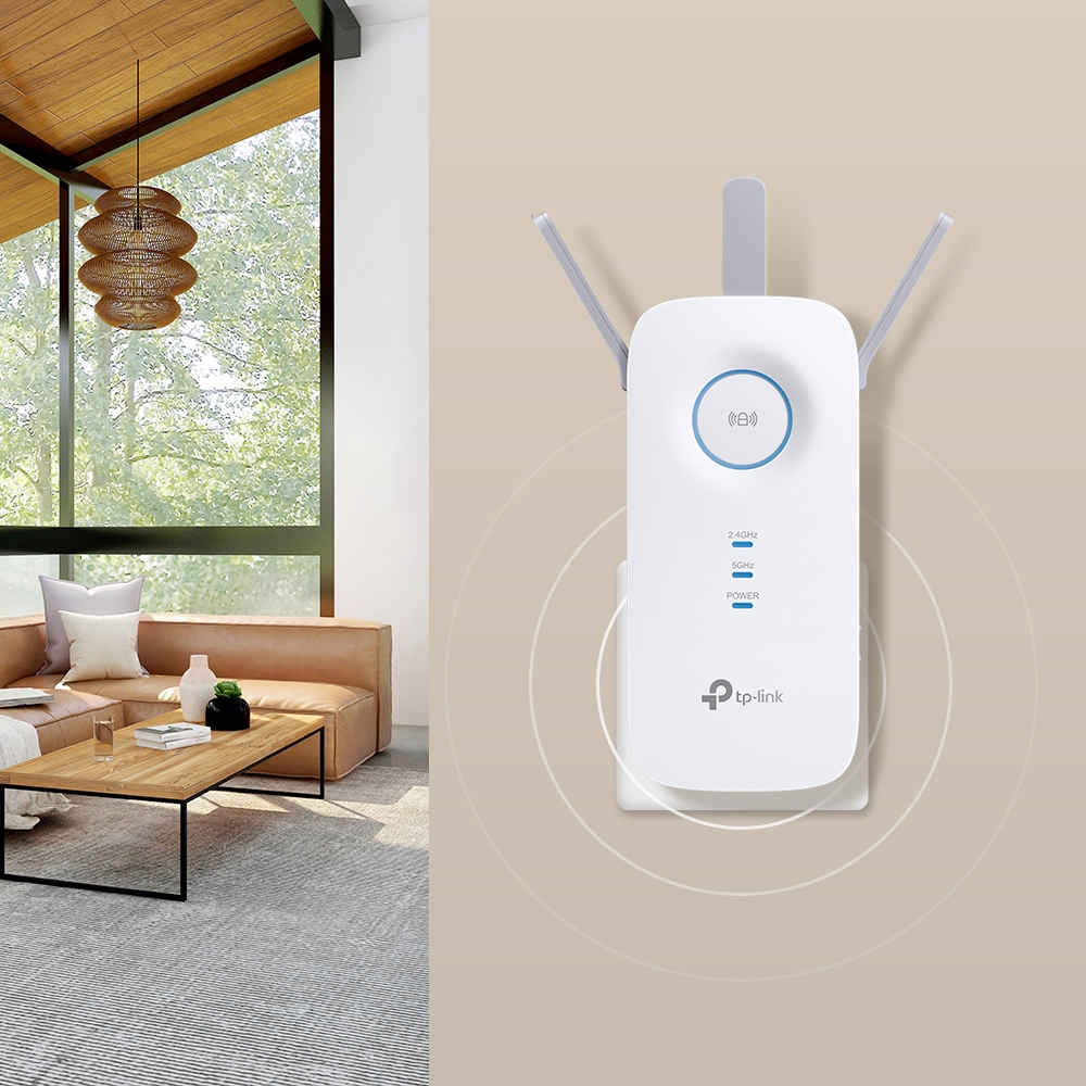 Разширител на обхват TP-LINK Repeater RE550 / RE550 - White - PN RE550