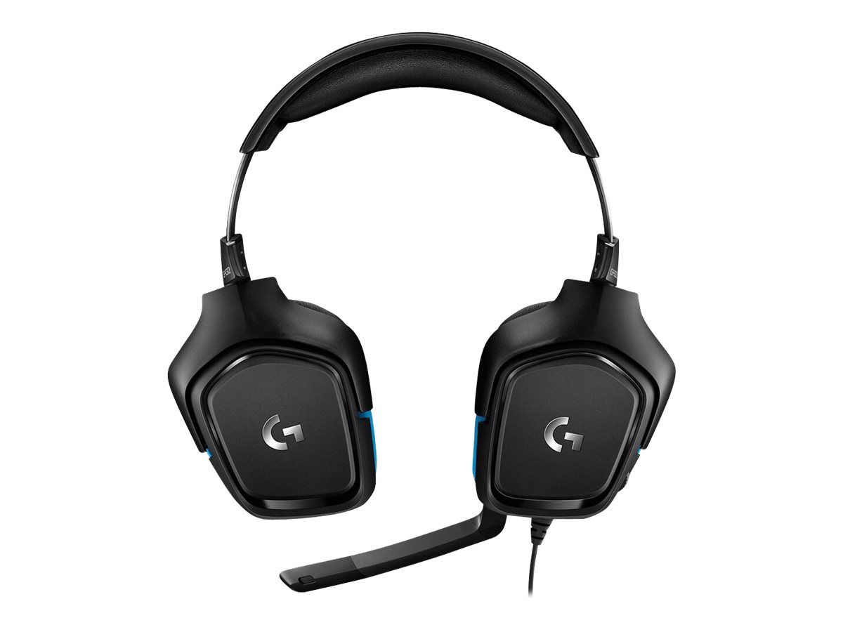ГЕЙМЪРСКИ СЛУШАЛКИ LOGITECH ZG432 - Black-Cyan - PN 981-000770