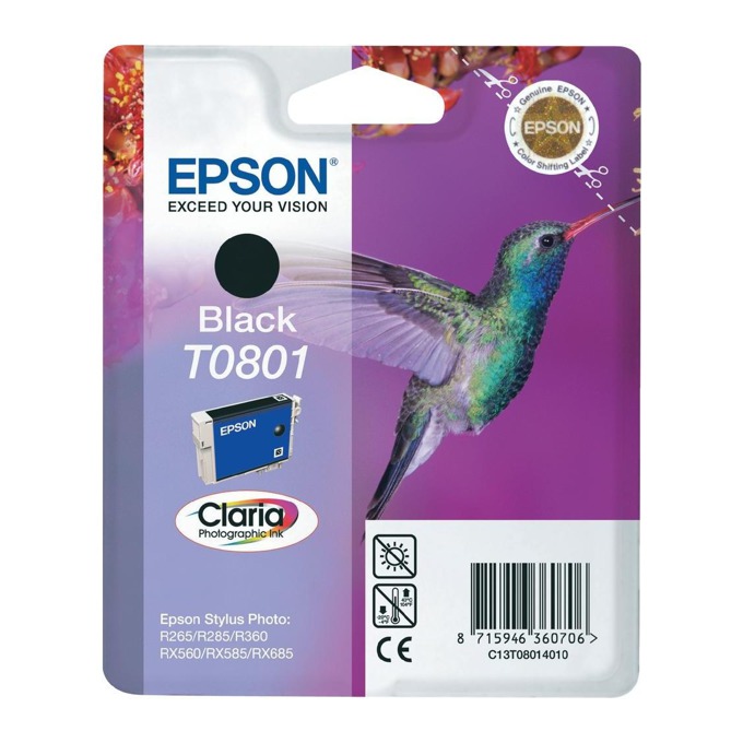 ГЛАВА ЗА EPSON STYLUS PHOTO R 265/285/360/RX 560 - Black - PN C13T08014010