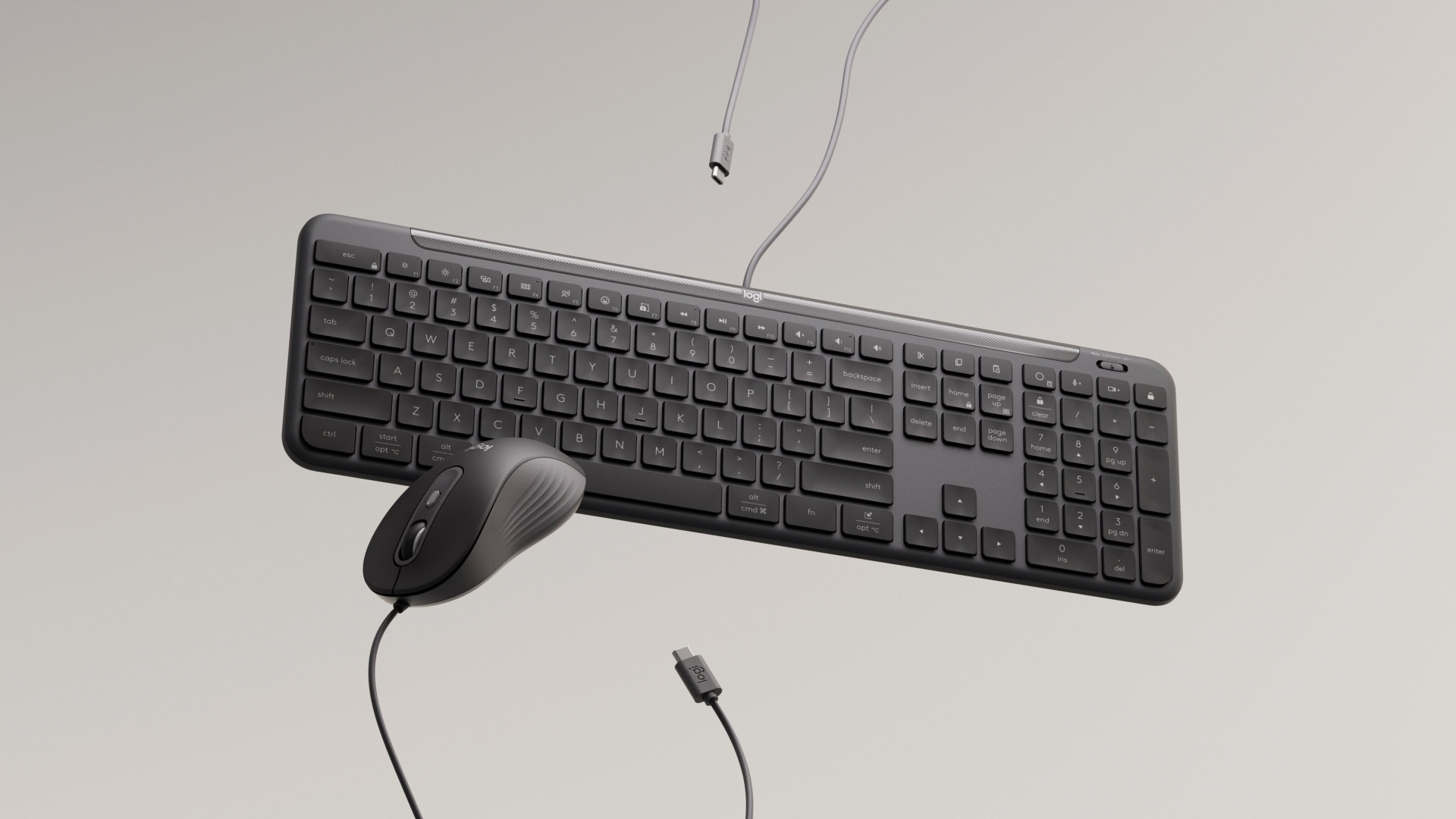 Комплект Мишка + Клавиатура Logitech Mouse and keyboard set Signature Slim Combo MK620 US / 920-013349 Graphite - PN 920-013349
