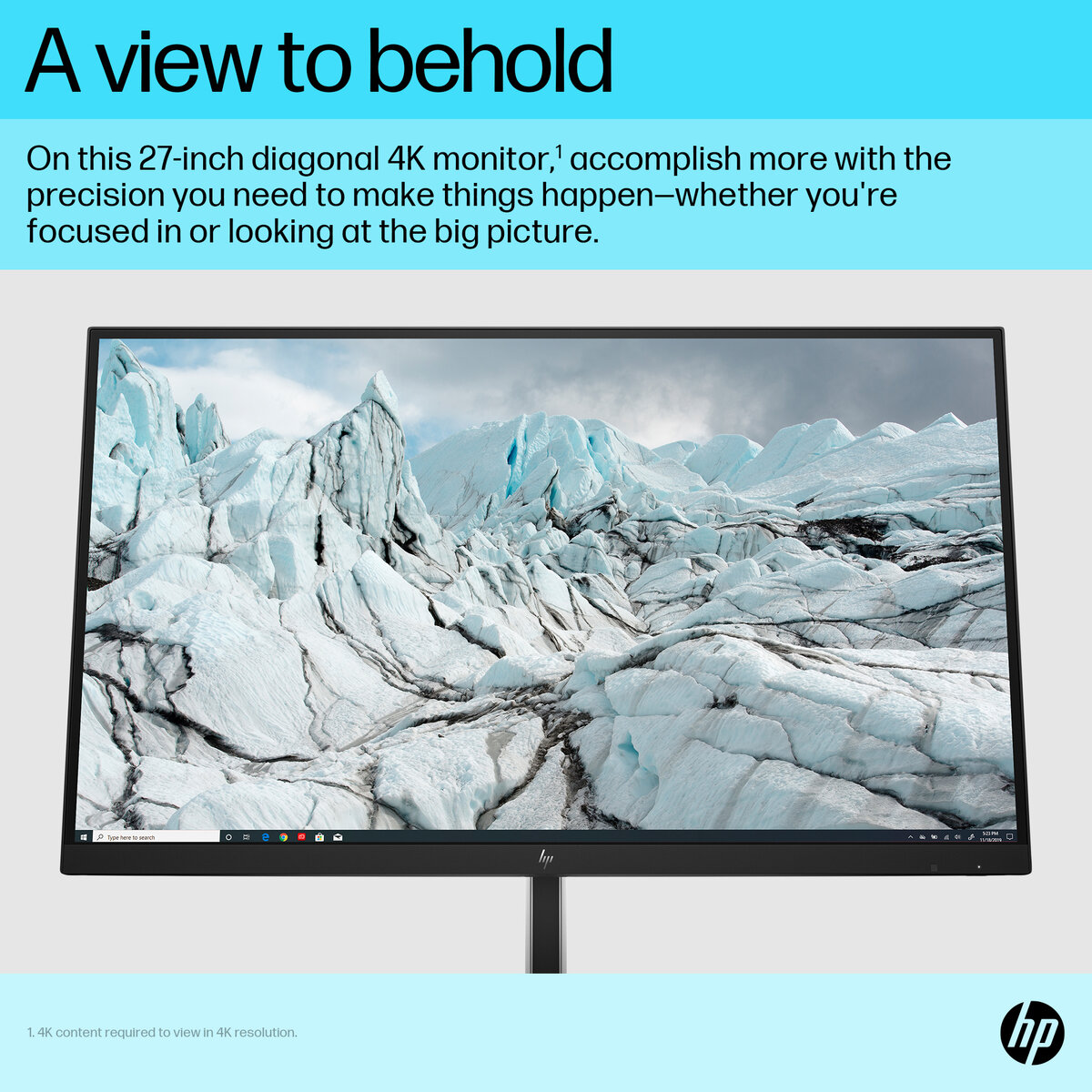 Монитор HP Monitor 6N4C4AA / 6N4C4AA#ABB Silver/Black (27 ") - PN 6N4C4AA#ABB