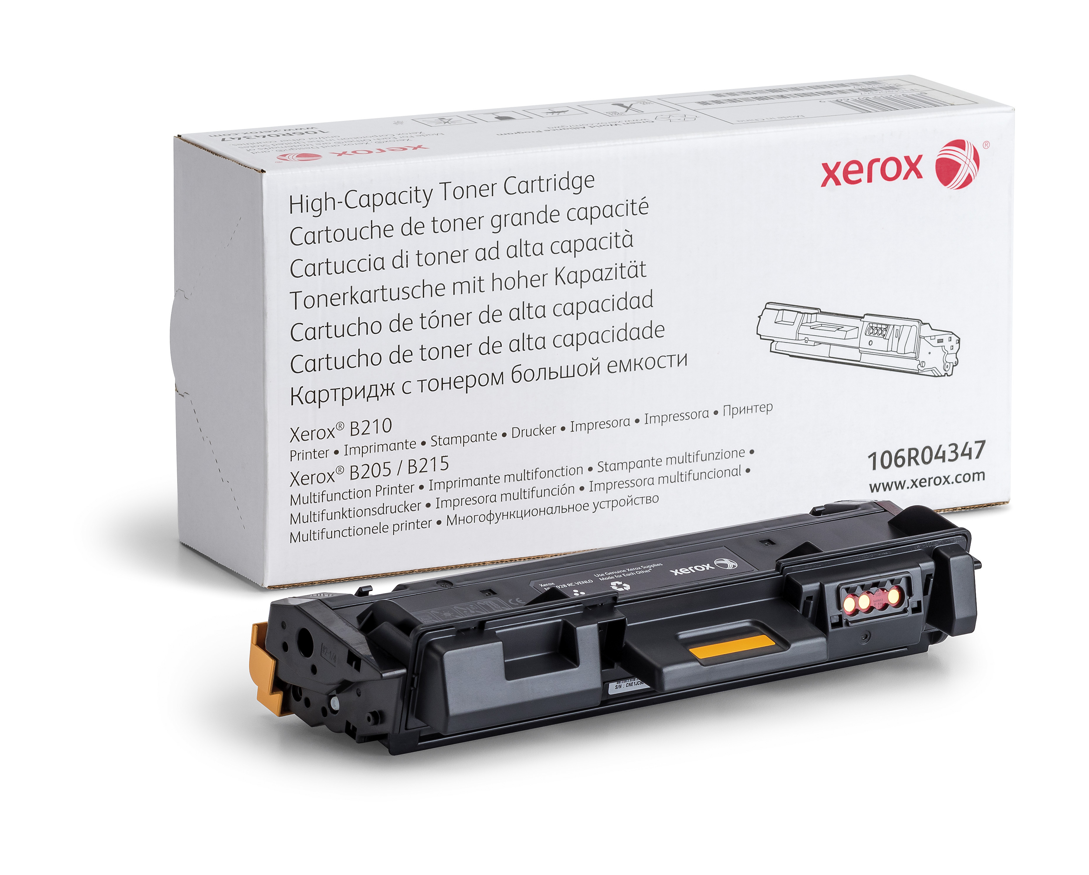 Тонер касета за Xerox B215/B205/B210 - HIGH CAPACITY - Toner - 106R04347 - Black - XL - PN 106R04347
