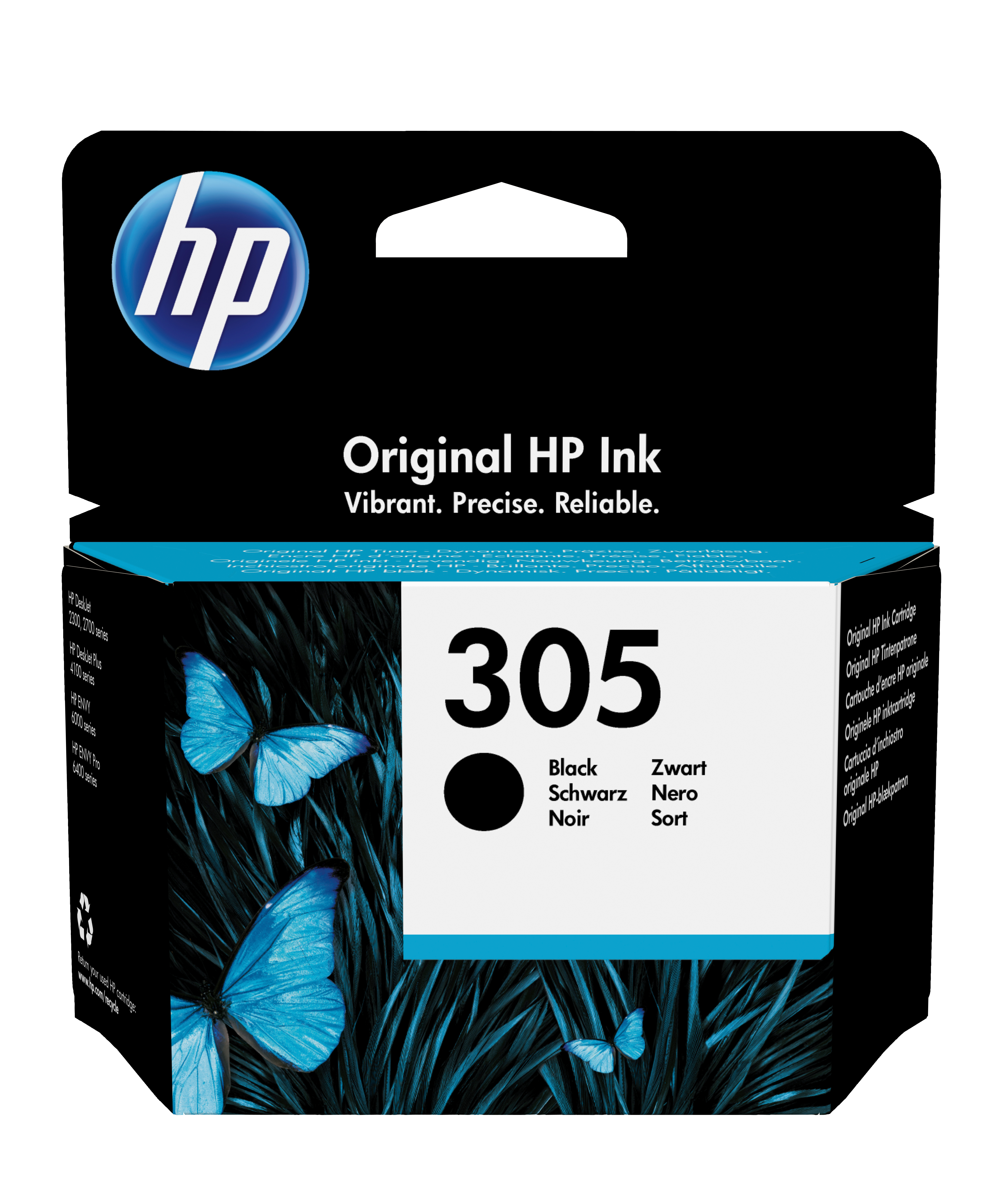 Глава за HP DeskJet 2700/4200/4100/2800/Envy Pro 6400 Series/Envy 6400 All-in-One Series - Ink - /305/ / 3YM61AE - Black - PN 3YM61AE