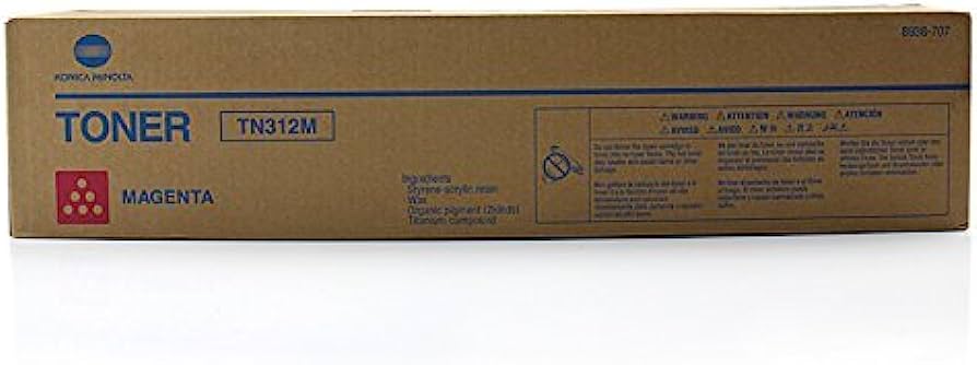 ТОНЕР КАСЕТА ЗА KONICA MINOLTA BIZHUB C300/C352/C352P - Magenta - TN312M (TN-312M) -  PN 8938707