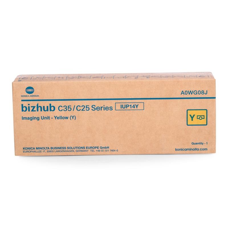 БАРАБАННА КАСЕТА ЗА KONICA MINOLTA BIZHUB C35/C35P/C25 - Yellow - DRUM UNIT - IUP14Y (IUP-14Y) -  PN A0WG08J