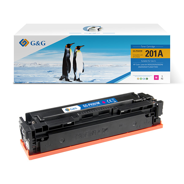 КАСЕТА ЗА HP Color LaserJet Pro M252/M252N/M252DN/M252DW/M277N/M277DW - /201A/ - Magenta - CF403A - PN NT-CH201FM/NT-PH201M - G&G