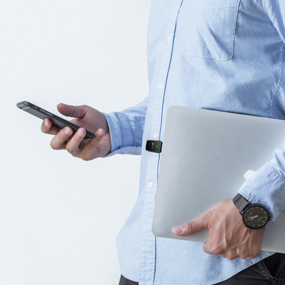 АДАПТЕР TP-LINK T2U v3 - AC600 Dual Band Wireless USB Adapter - Black - PN Archer T2U v3