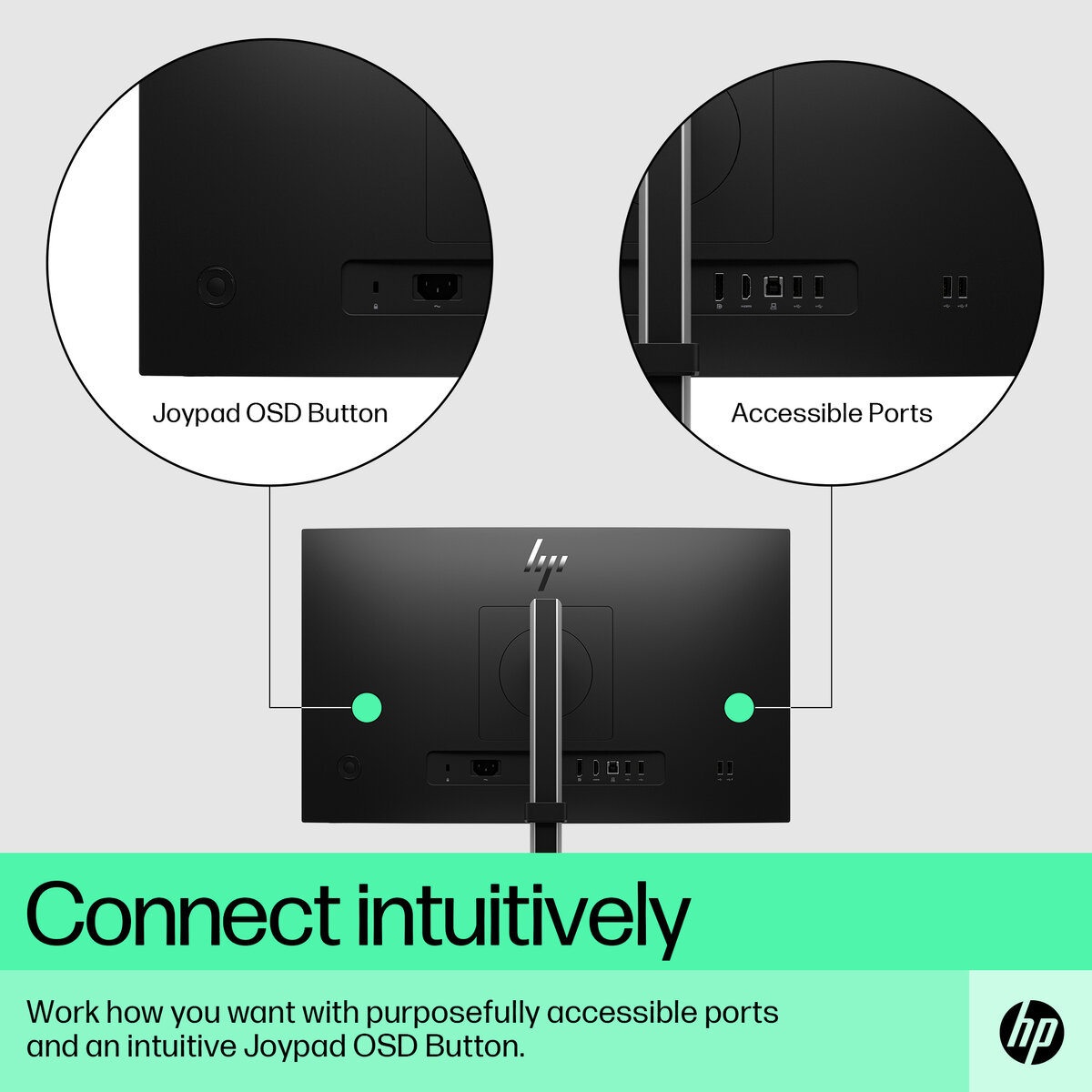 Монитор HP Monitor 6N4E8AA / 6N4E8AA#ABB Black (21.5 ") - PN 6N4E8AA#ABB