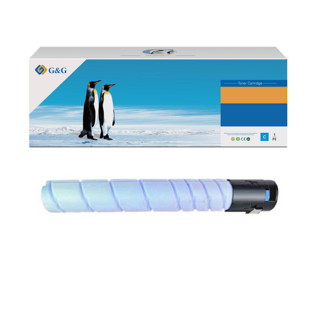 КАСЕТА ЗА KONICA MINOLTA BIZHUB C224/C284/C364 - Cyan - TN-321C (TN321C) - A33K450 - PN NT-CQTN321FC - G&G