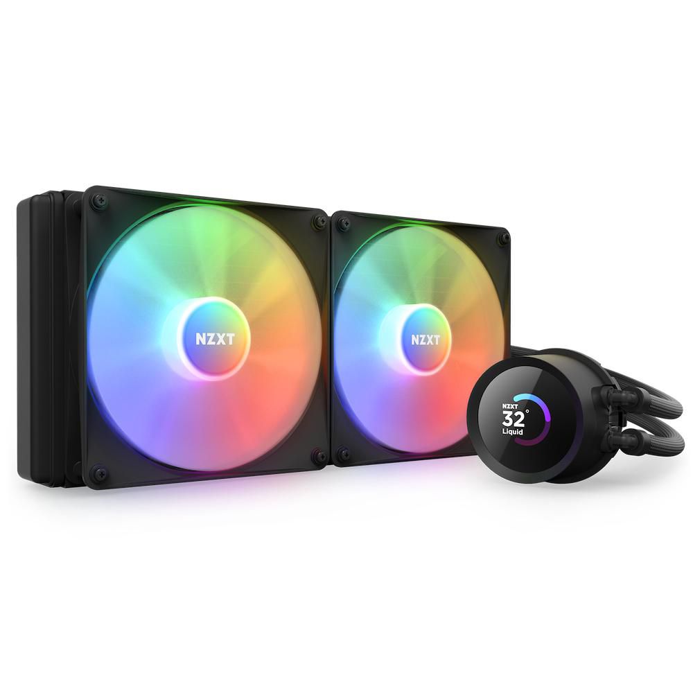 Вентилатор NZXT Water cooling Kraken 280 RGB / RL-KR280-B1 Black - PN RL-KR280-B1