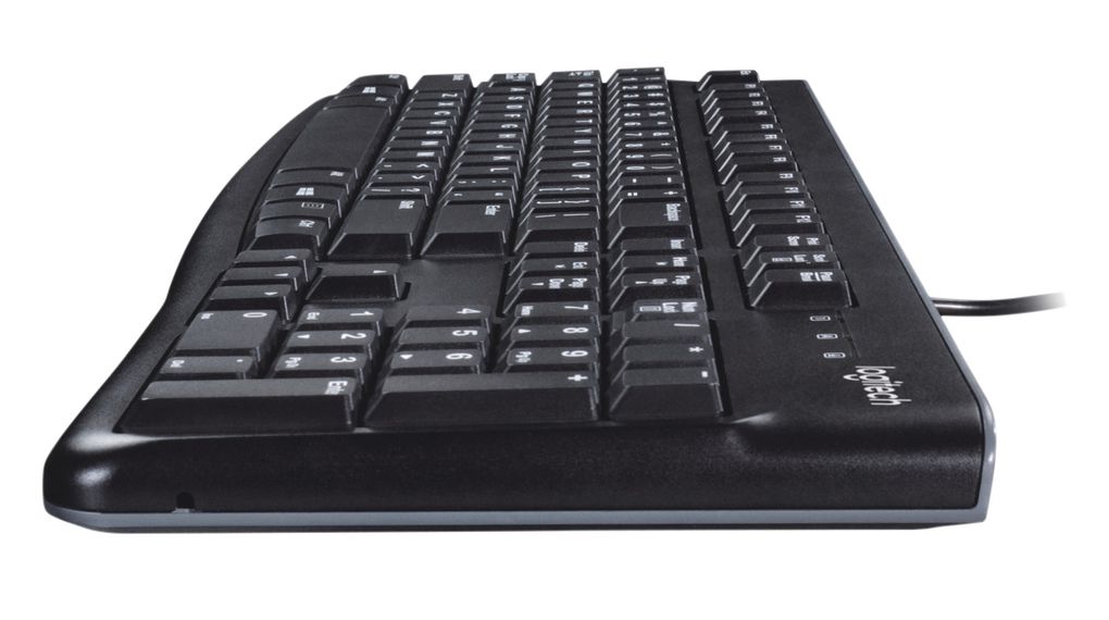 КЛАВИАТУРА LOGITECH K120 US - USB - БЕЗ КИРИЛИЗАЦИЯ (WITHOUT BDS Cyrillic) - Black - PN 920-002479