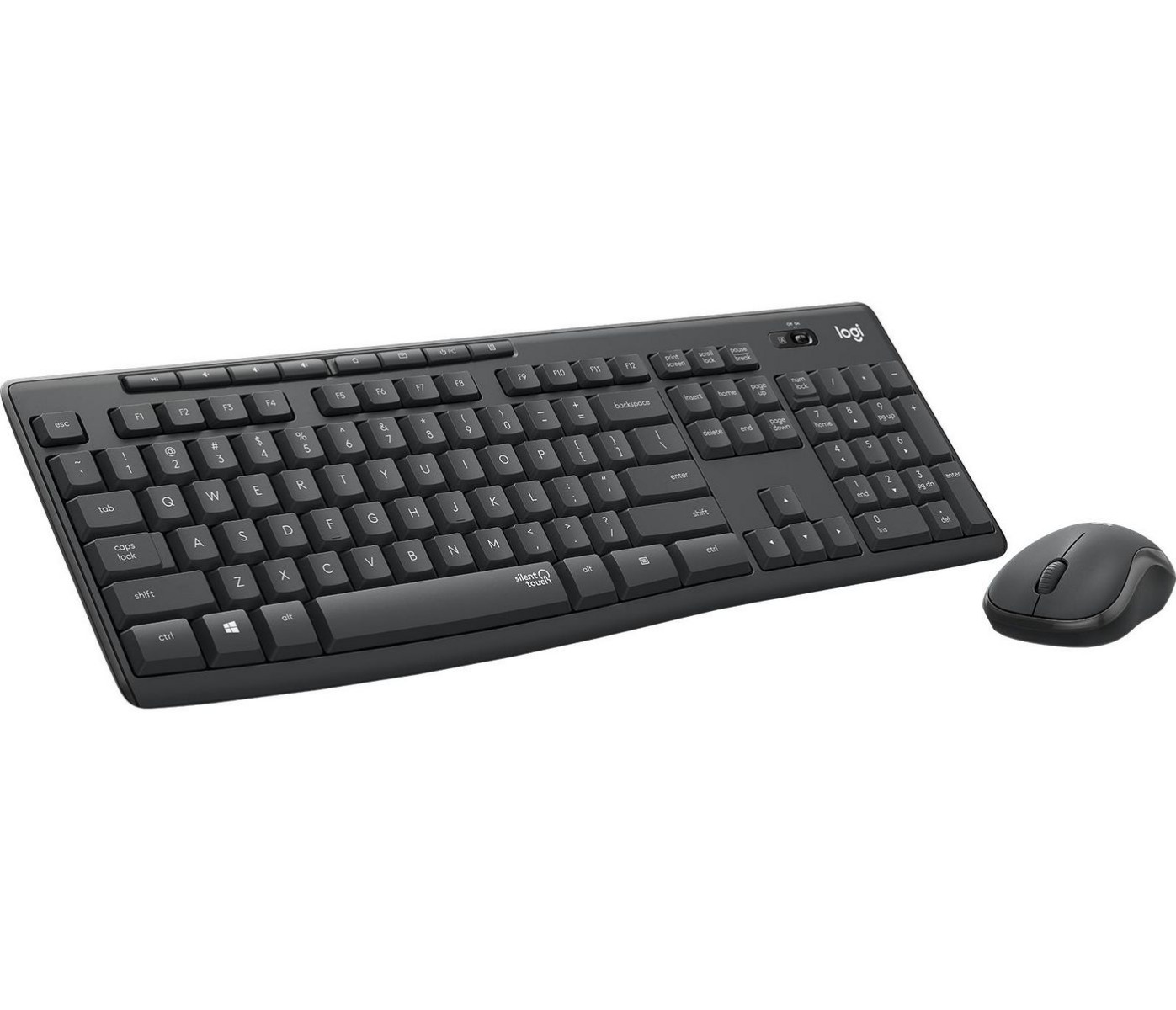 КОМПЛЕКТ МИШКА + КЛАВИАТУРА LOGITECH MK295 US - Wireless / Безжична  - БЕЗ БДС КИРИЛИЗАЦИЯ (WITHOUT BDS CYRILLIC) - Black - PN 920-009800