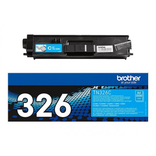 КАСЕТА ЗА BROTHER HL L8250CDN/L8350CDW/MFC L8650CDW/L8850CDW/DCP L8400CDN/L8450CDW - HIGH CAPACITY - Cyan - PN TN326C (TN-326C)