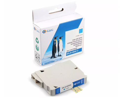 ГЛАВА ЗА EPSON STYLUS PHOTO RX420/RX425 - C13T05524010 - Cyan - T0552 - G&G