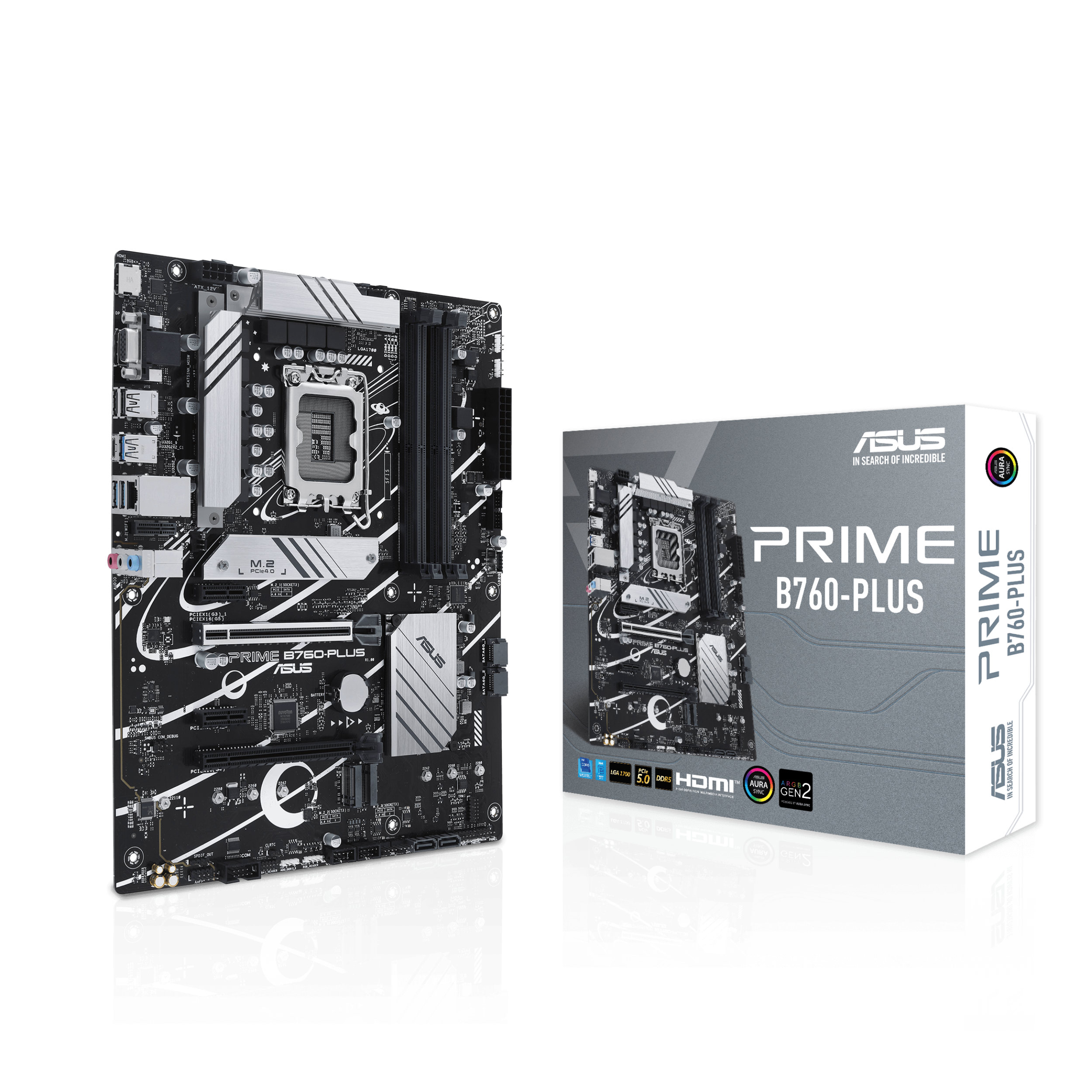 Дънна платка Asus Motherboard Prime B760-Plus / 90MB1EF0-M1EAY0 - Black - (90MB1EF0-M0EAY0) - PN 90MB1EF0-M1EAY0