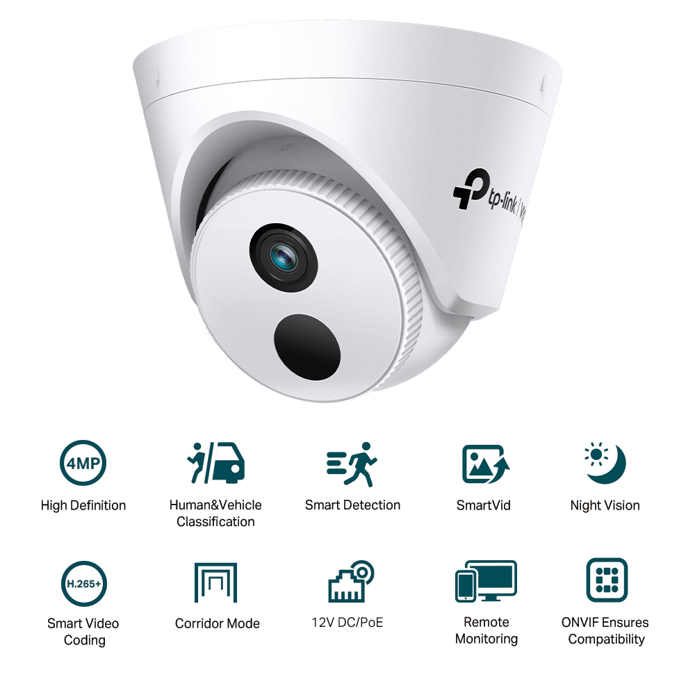 Камера за видеонаблюдение TP-LINK Surveillance camera C440I 4mm / VIGI C440I 4MM - White - PN VIGI C440I 4MM
