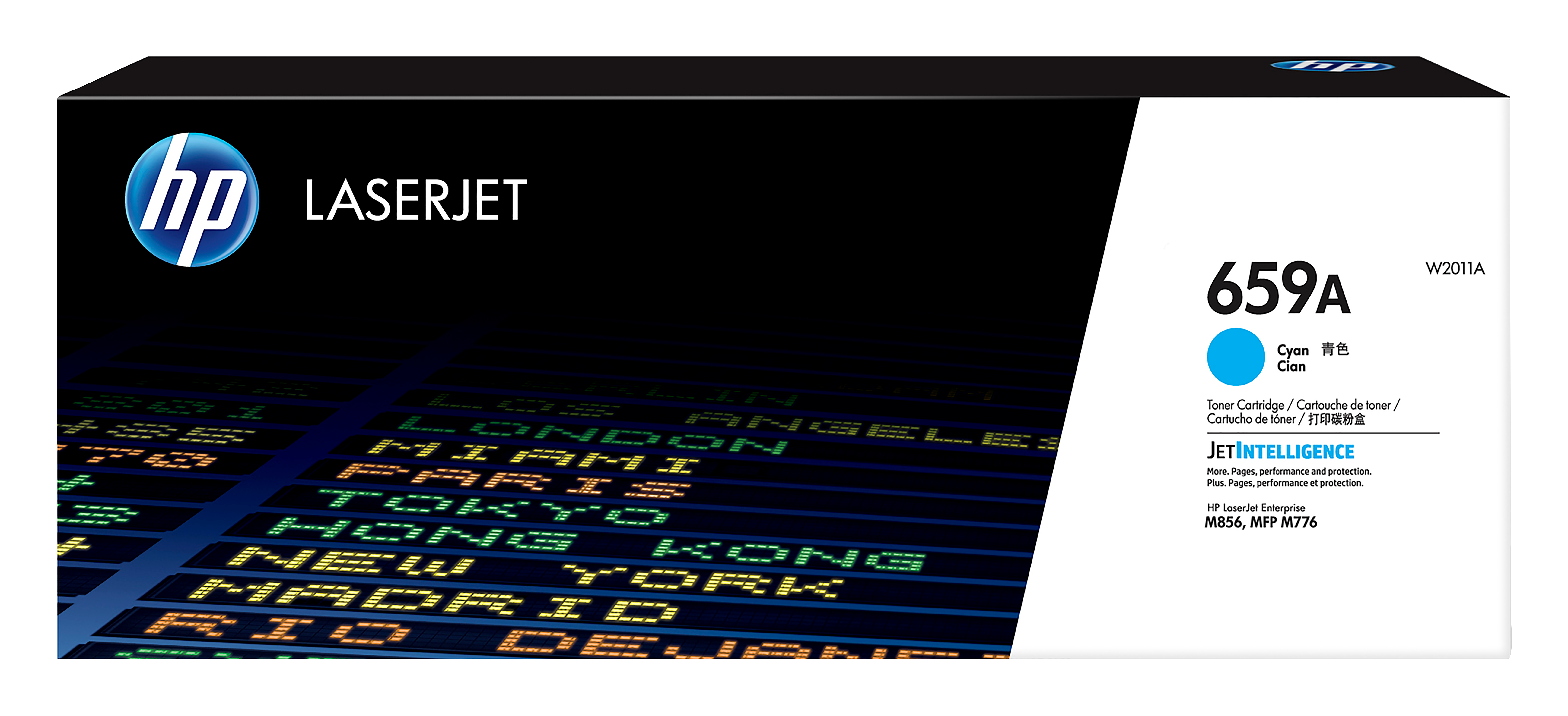 Тонер касета за HP Color LaserJet Enterprise MFP M770/M856 Series - Toner - /659A/ / W2011A - Cyan - PN W2011A