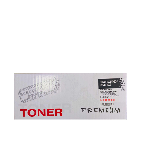 УНИВЕРСАЛНА КАСЕТА ЗА BROTHER HL 4140/4150/4570/MFC 9460CDN/9560/9970 - TN320BK (TN-320BK)/TN325BK (TN-325BK)/TN321BK (TN-321BK)/TN326BK (TN-326BK)/TN329BK (TN-329BK) - Black - PN BT-TN320BK - NEOMAX