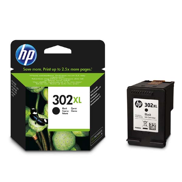 ГЛАВА ЗА HEWLETT PACKARD DeskJet 1110 Printer/2130 All-in-One/3630 All-in-One/ENVY 4520 All-in-One Printer/OfficeJet 3830/4650 All-in-One Printers - Black - HIGH CAPACITY - /302XL/ - PN F6U68AE