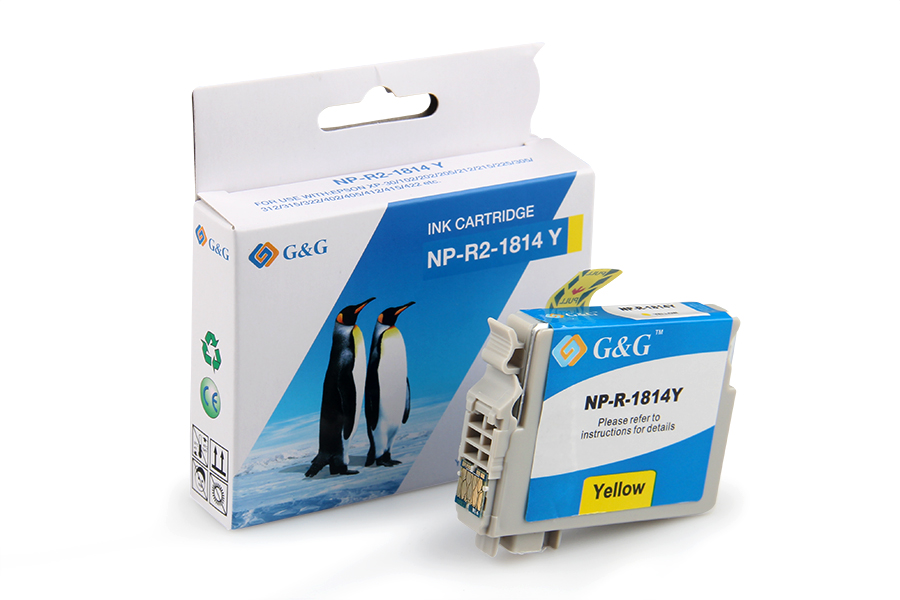 ГЛАВА ЗА EPSON Expression Home XP 30/102/202/205/302/305/402/405 - Yellow - C13T18044010/C13T18144010 - PN NP-R-1814Y - G&G