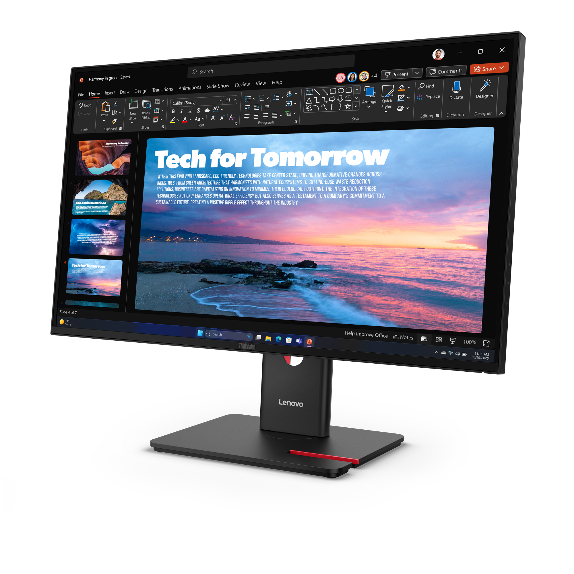 Монитор 27" Lenovo Monitor ThinkVision T27qd-40 / 64AAGAT2EU Black - PN 64AAGAT2EU