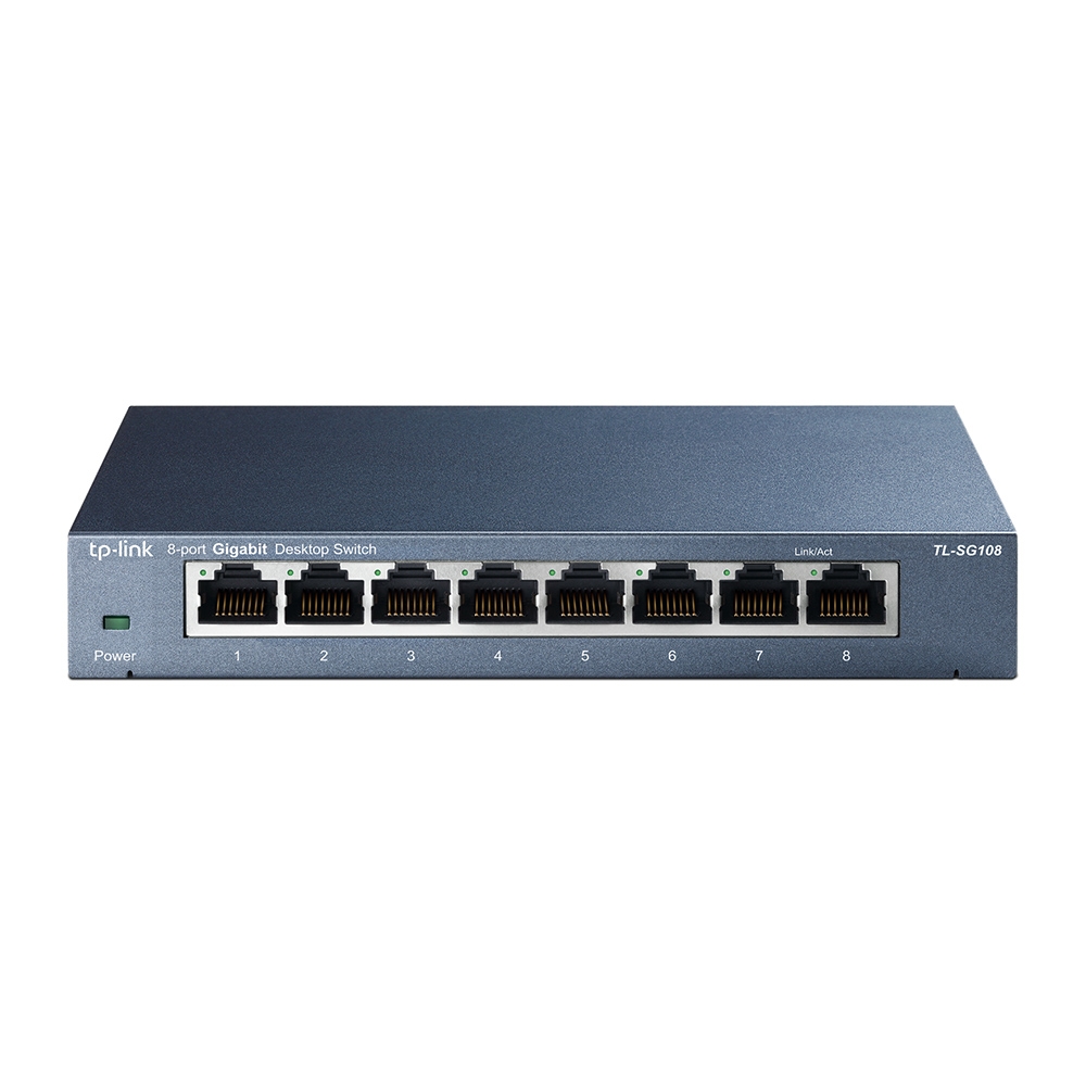 Суич TP-LINK Switch TL-SG108 / TL-SG108 - Black - PN TL-SG108