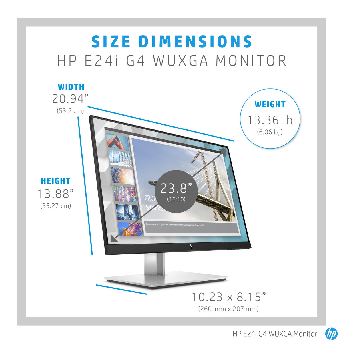 Монитор 24" HP Monitor 9VJ40AA / 9VJ40AA#ABB - Black - PN 9VJ40AA#ABB
