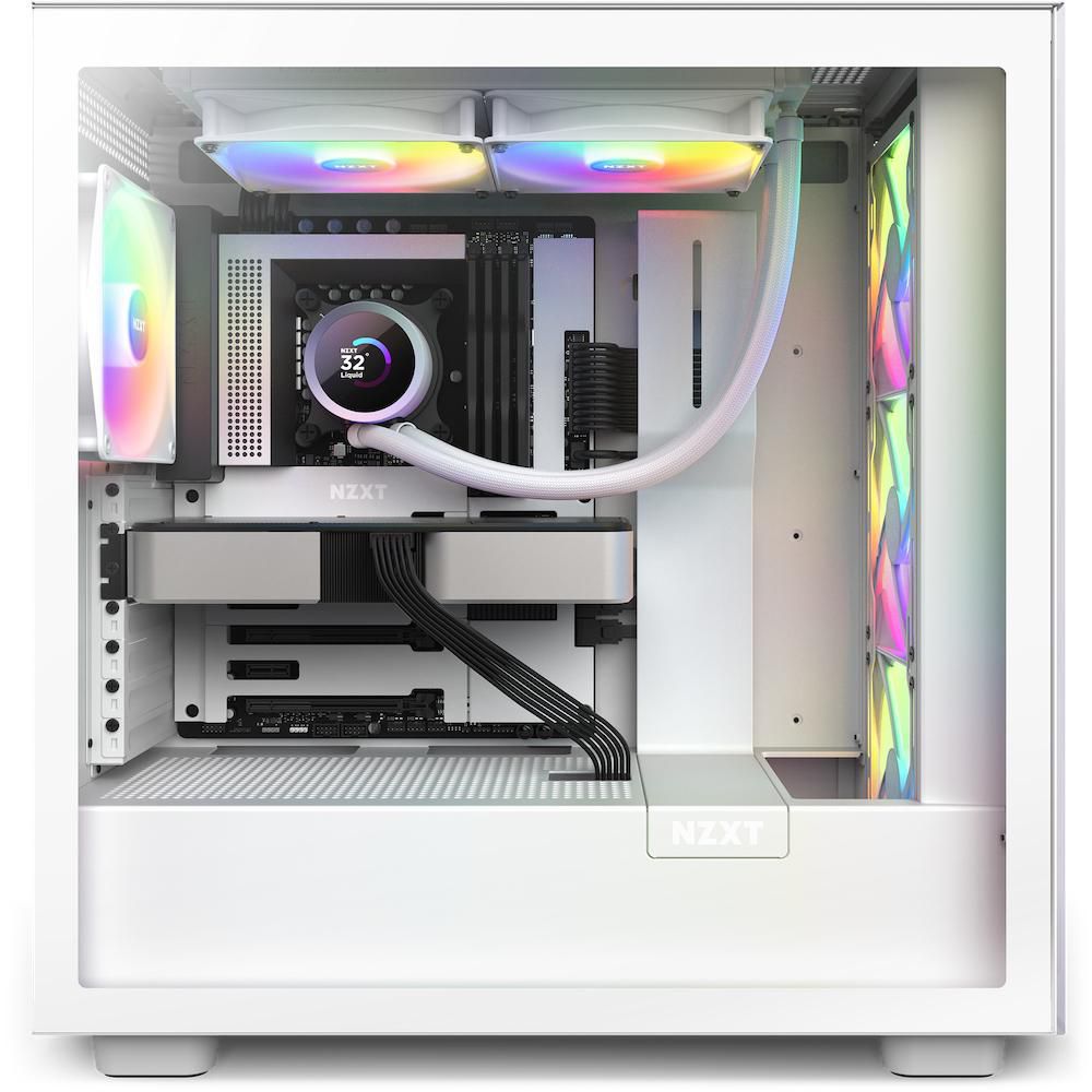 Вентилатор NZXT Water cooling Kraken 280 RGB / RL-KR280-W1 White - PN RL-KR280-W1