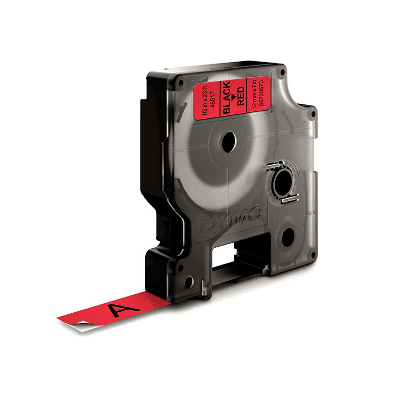 Лента за етикетни принтери Dymo Ribbon 45017 / S0720570 - Black on Red - PN S0720570