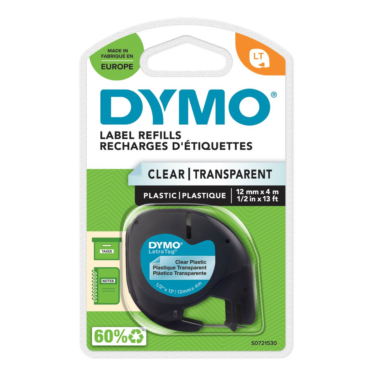 Лента за етикетни принтери Dymo Ribbon S0721530 - Transparent - PN S0721530