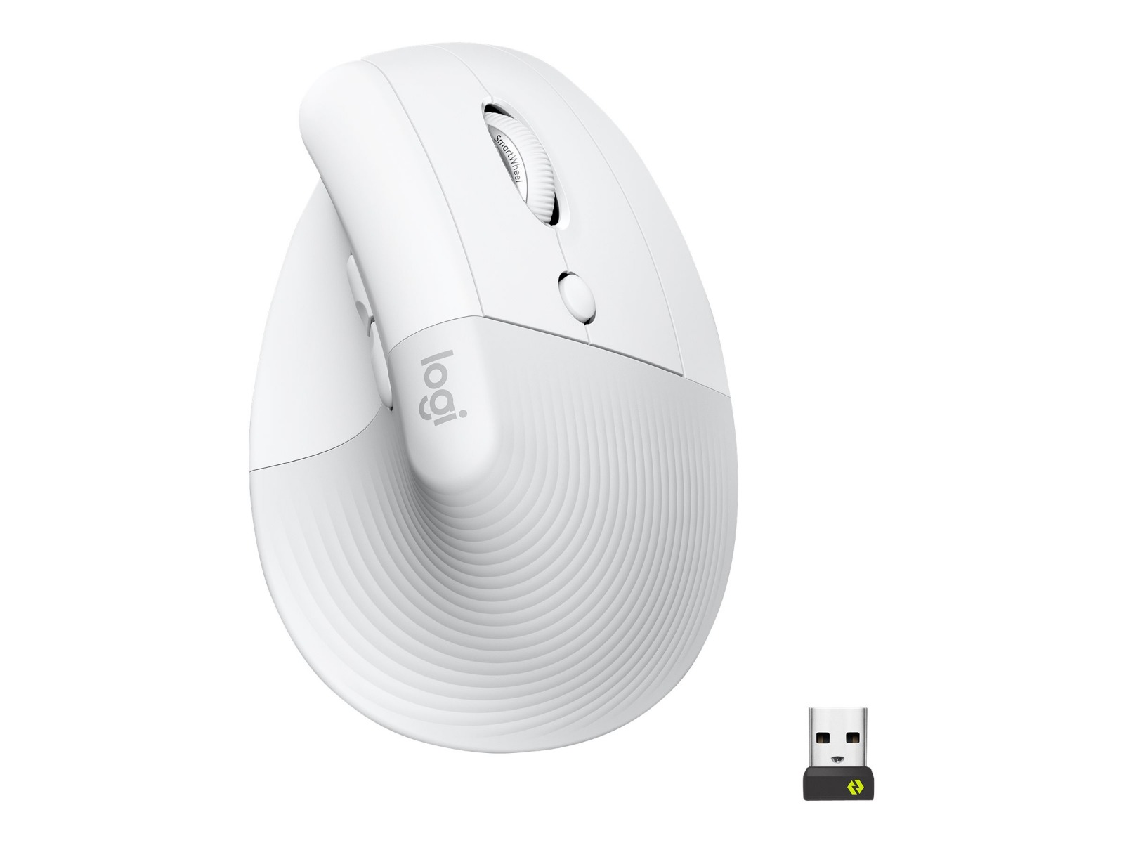 МИШКА LOGITECH Lift Vertical - Wireless - White - PN 910-006475