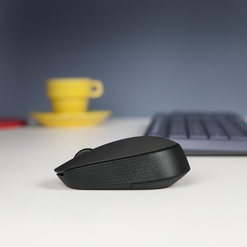 МИШКА LOGITECH B170 - Wireless Mouse, USB, 1AA battery - Wireless / Безжична - Black - PN 910-004798