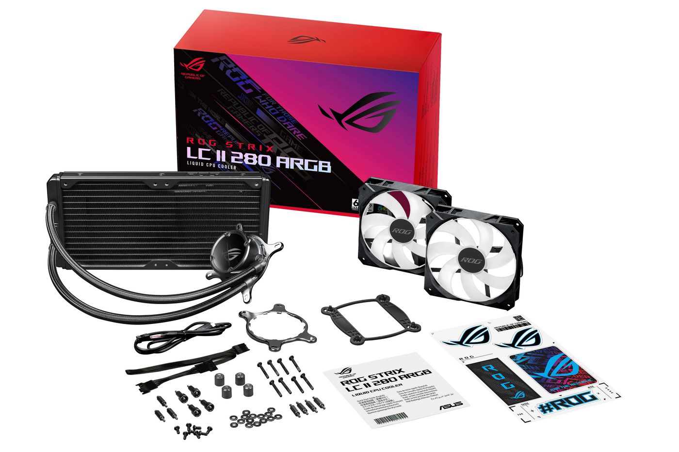 Водно охлаждане Asus Water cooling ROG Strix LC II 280 ARGB / 90RC00C1-M0UAY1 Black L - PN 90RC00C1-M0UAY1